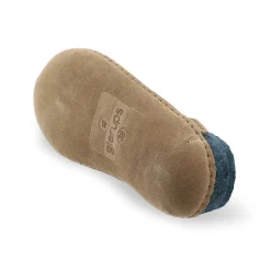 Slip-on with leather sole - Denim