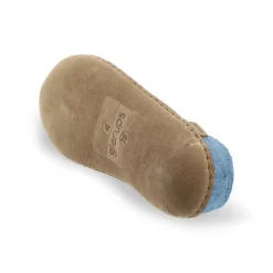 Slip-on with leather sole - Sky