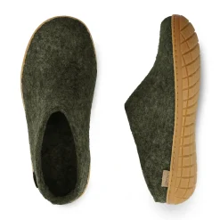 Slip-on with natural rubber sole - honey - Forest
