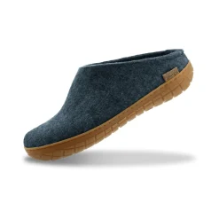 Slip-on with natural rubber sole - honey - Denim