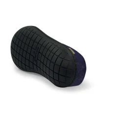 Slip-on with natural rubber sole - black - Purple