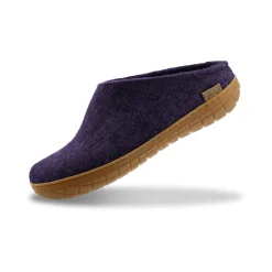 Slip-on with natural rubber sole - honey - Purple
