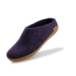 Slip-on with natural rubber sole - honey - Purple